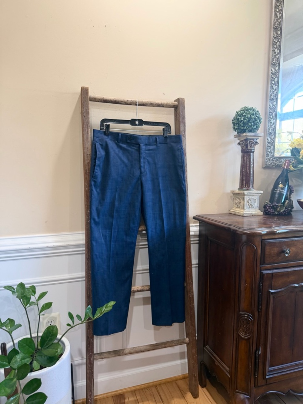 Lauren Ralph Lauren Black Label  Glen Check Ankle Pants